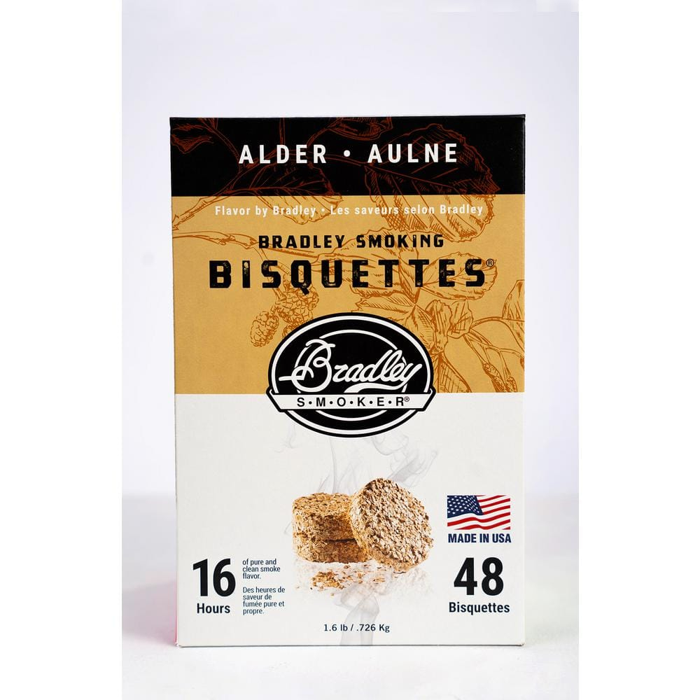 Bradley Smoker Alder Wood Bisquettes 48Pk