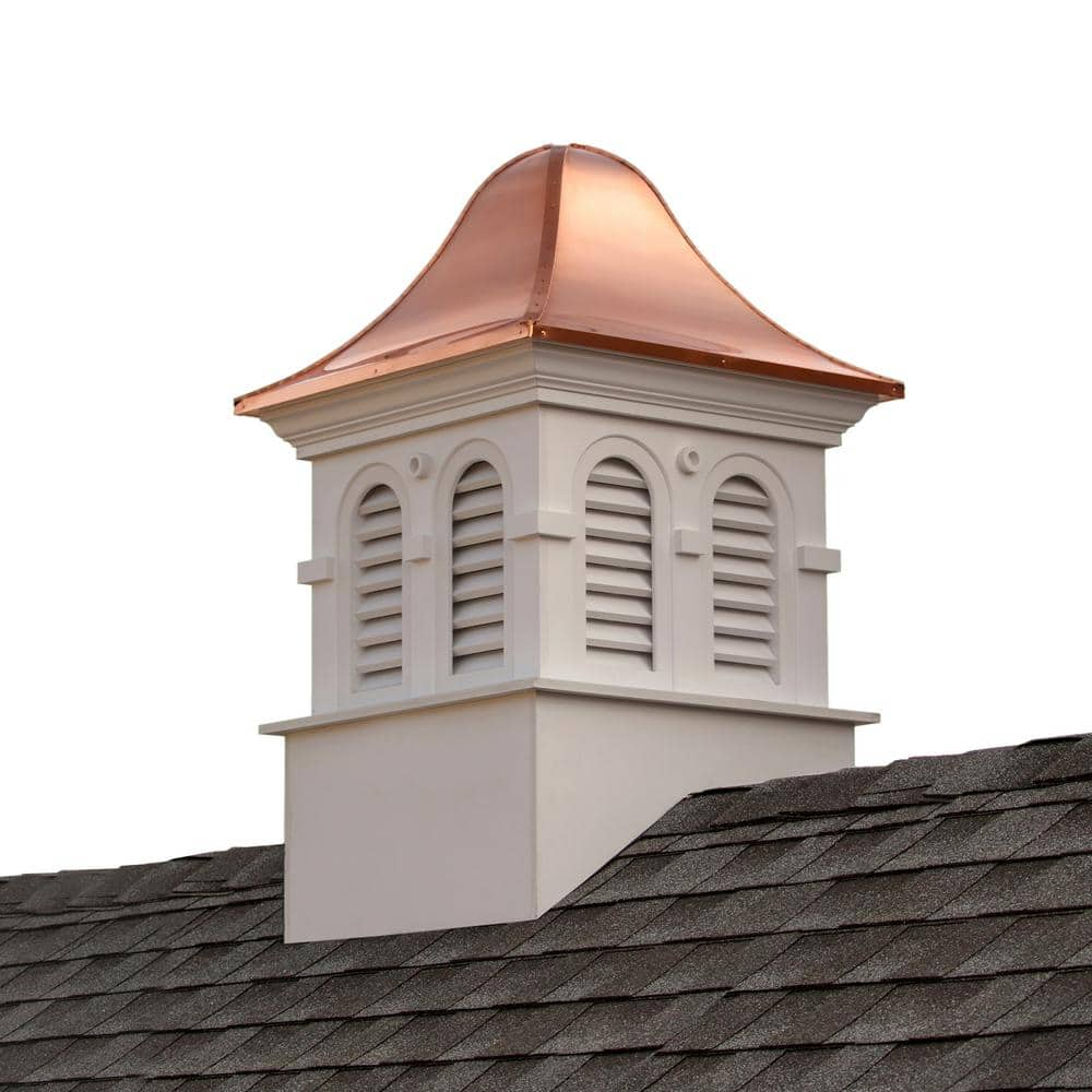 Good Directions Smithsonian Montgomery Vinyl Cupola with Copper Roof, 42" x 66"