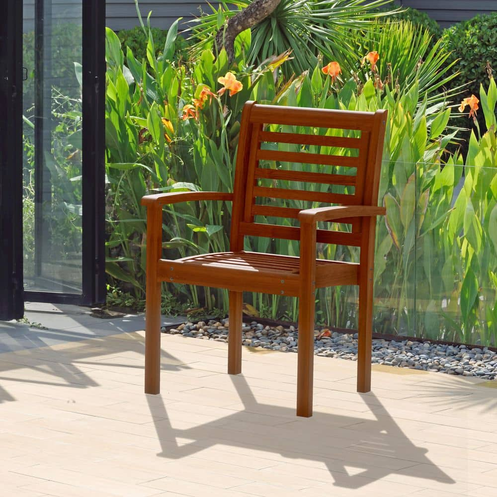 Milano 9-Piece Square Patio Dining Set, Solid Wood 100% FSC Certified