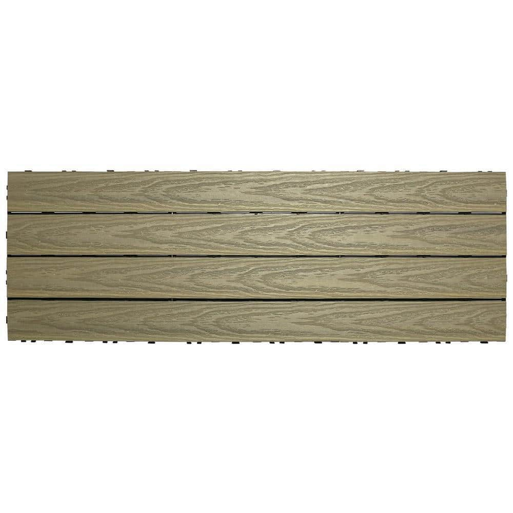 UltraShield Naturale 36" x 12" Composite Interlocking Deck Plank
