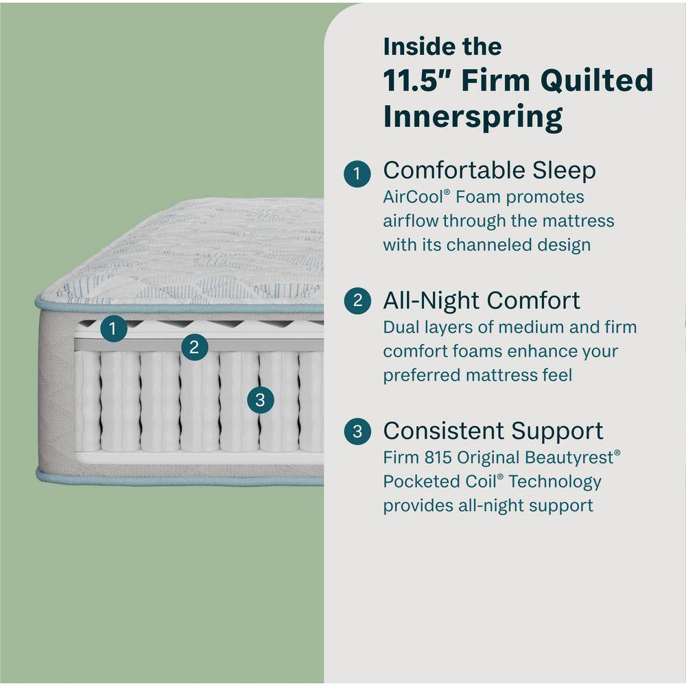 Full Size Gray Innerspring Gel Memory Foam Mattress