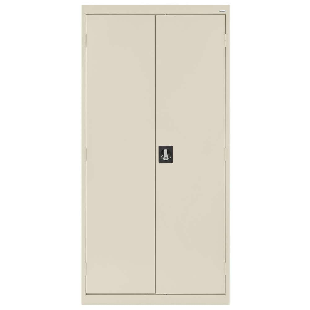 Sandusky Lee 36"W x 18"D x 72"H 5-Shelf Steel Storage Cabinet with Recessed Handle
