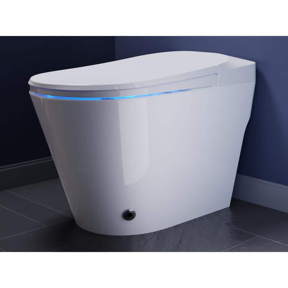 Swcorp TL-STFF950WH Envo Echo Elongated Smart Toilet Bidet in White with Auto Open, Auto Close, Auto Flush & Heated Seat