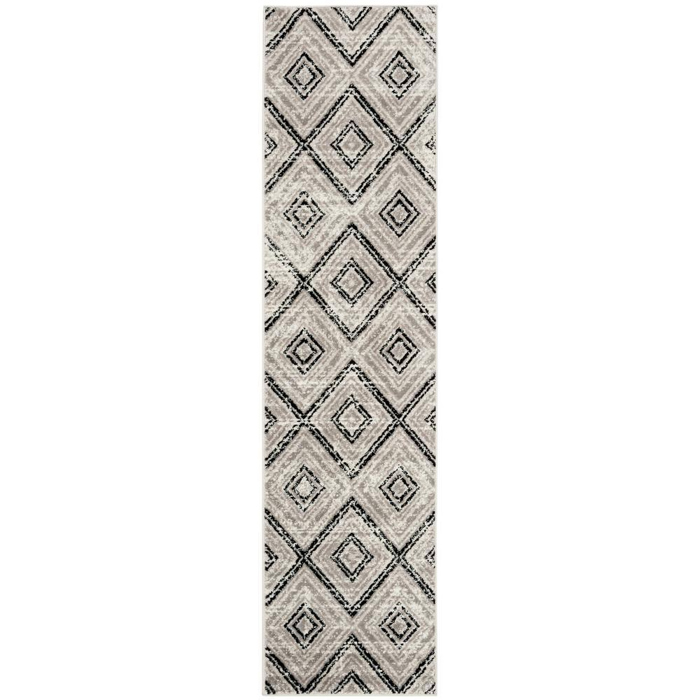 SAFAVIEH Skyler Collection SKY120J Grey / Black Rug