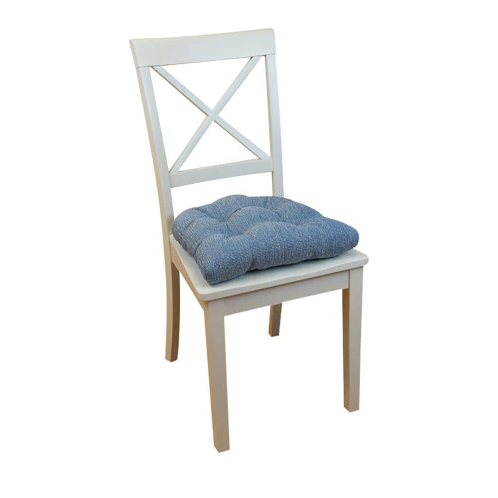 Gripper Non-Slip 15" x 15" Venus Tufted Universal Chair Cushions, Set of 2