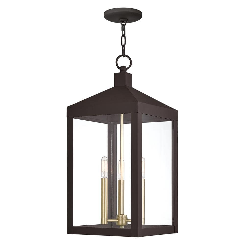 Livex Lighting Nyack 3 - Light Pendant in  Bronze