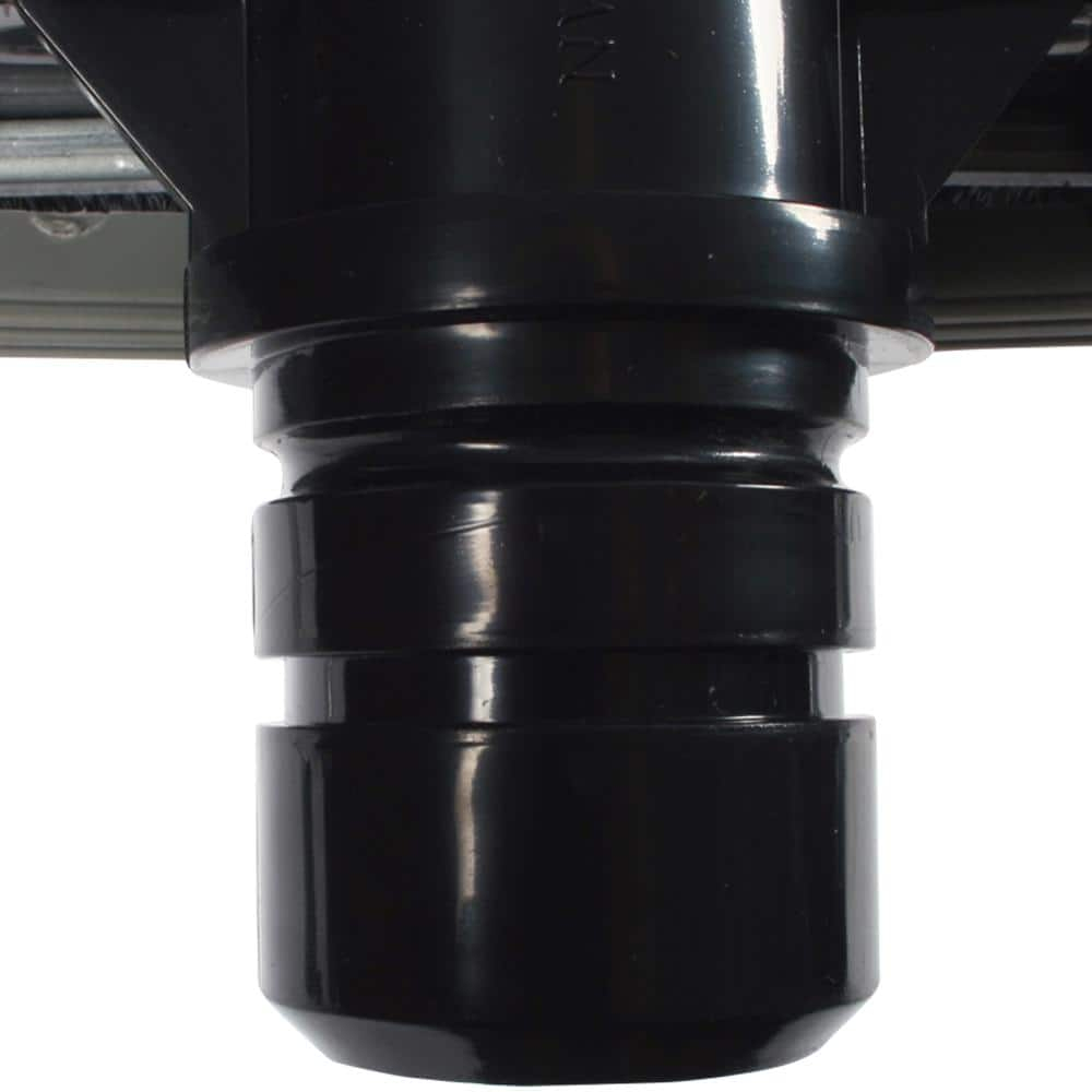 Cen-Tec Systems 95017 Hard Carpet EZ-Glide Tool, 14", 2-Piece S-Wand, Backpack Vacuum Attachment Kit w/Floor Brush, Black