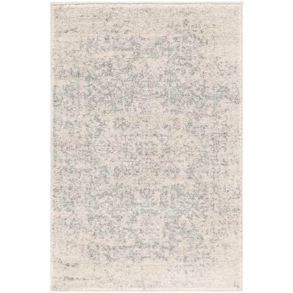 Livabliss Harput Vintage Medallion Area Rug,12' x 15',Grey