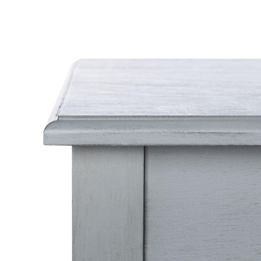SAFAVIEH Katelan Solid X Side Writing Desk, Distressed Grey