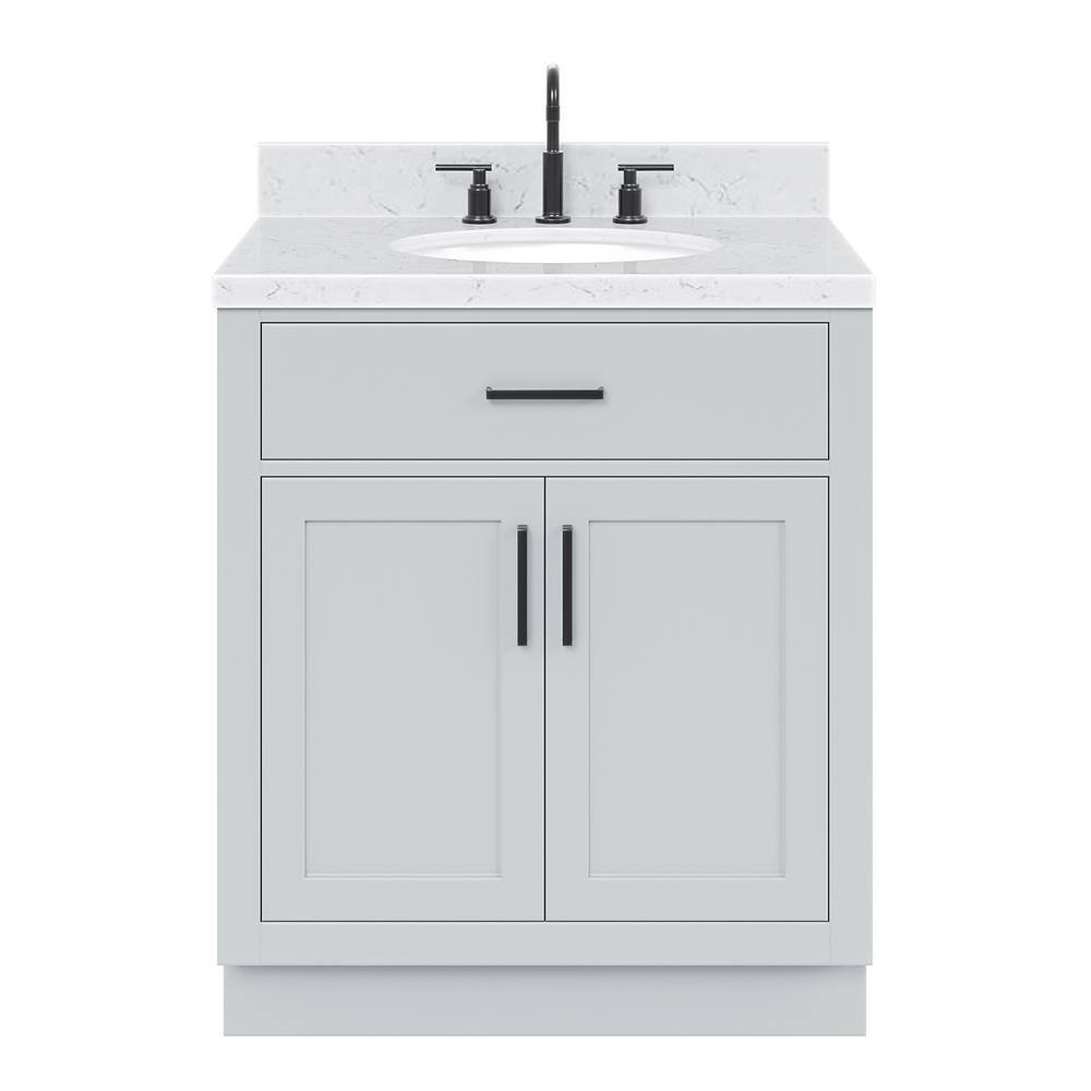 Ariel T030scqovo Hepburn 30" Free Standing Single Basin Vanity Set - Grey