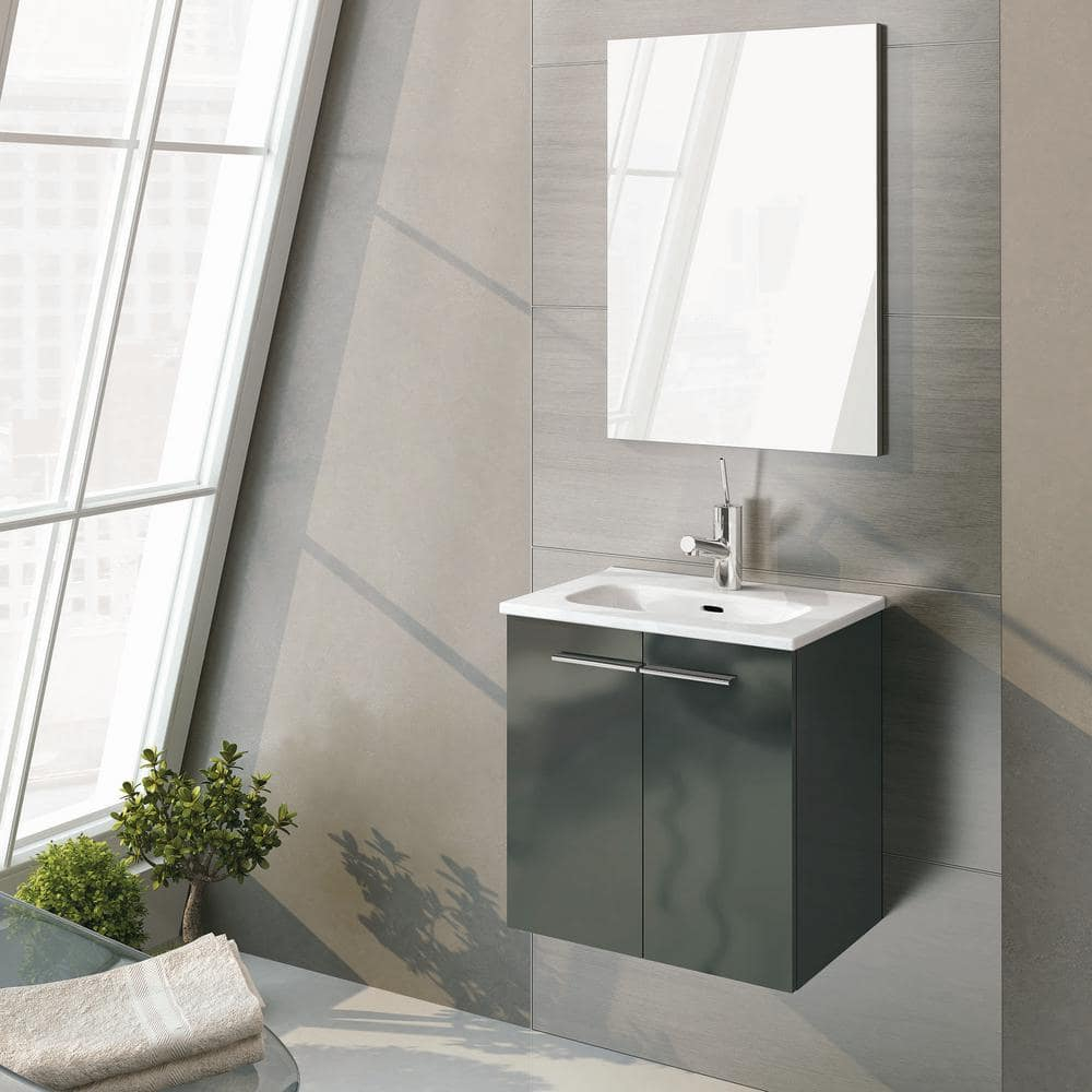 Ws Bath Collections Start 50 Pack Start 20" Single Vanity Set - Anthracite
