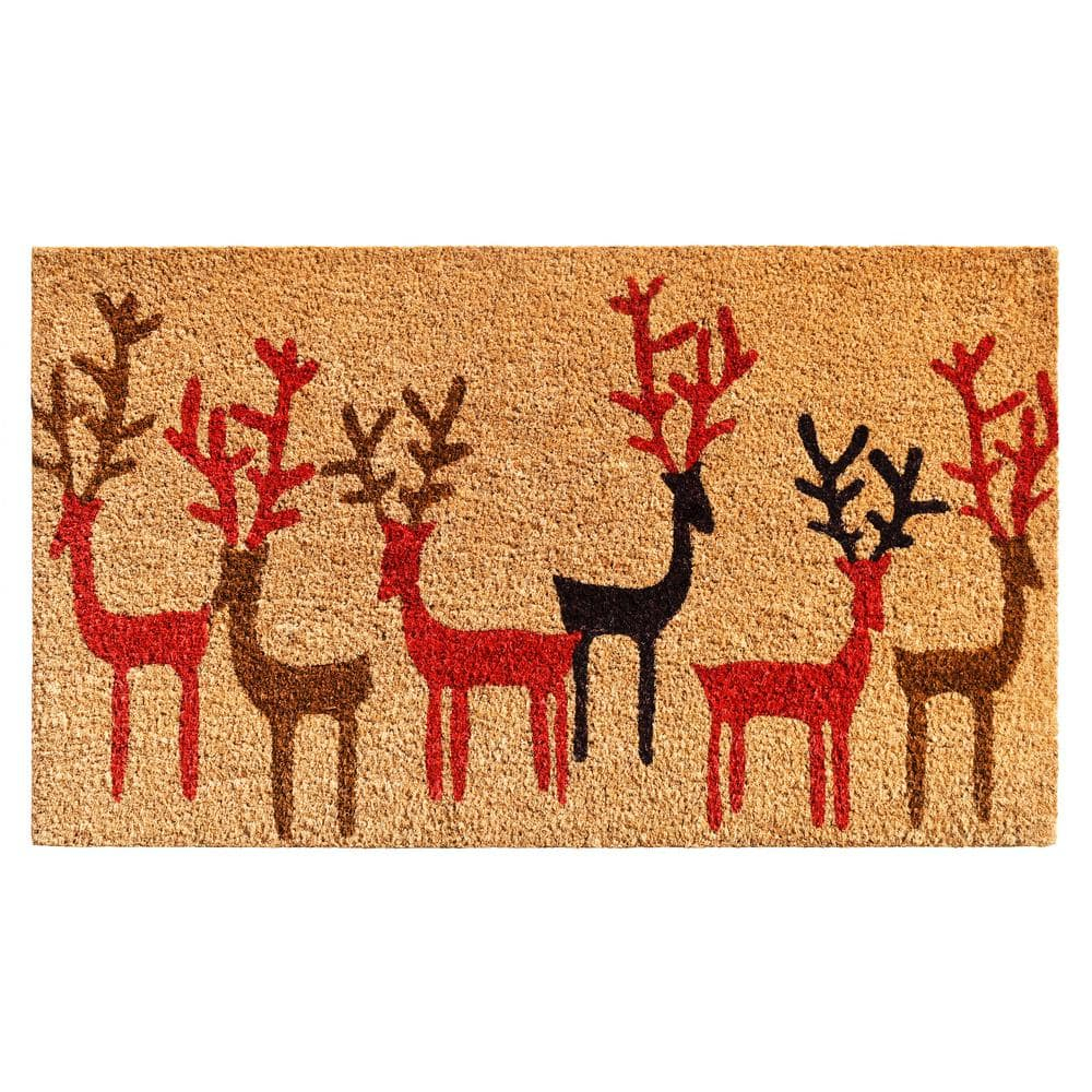 Calloway Mills Christmas Deer Doormat 17 x 29