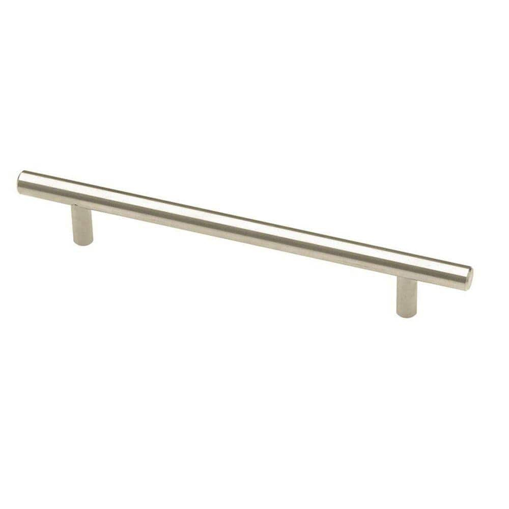 Liberty Hardware P02101-SS-C 6.31 in. Stainless Steel Flat Bar Pull