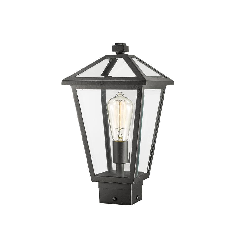 Z-Lite Talbot 1 - Light Post Light in  Black