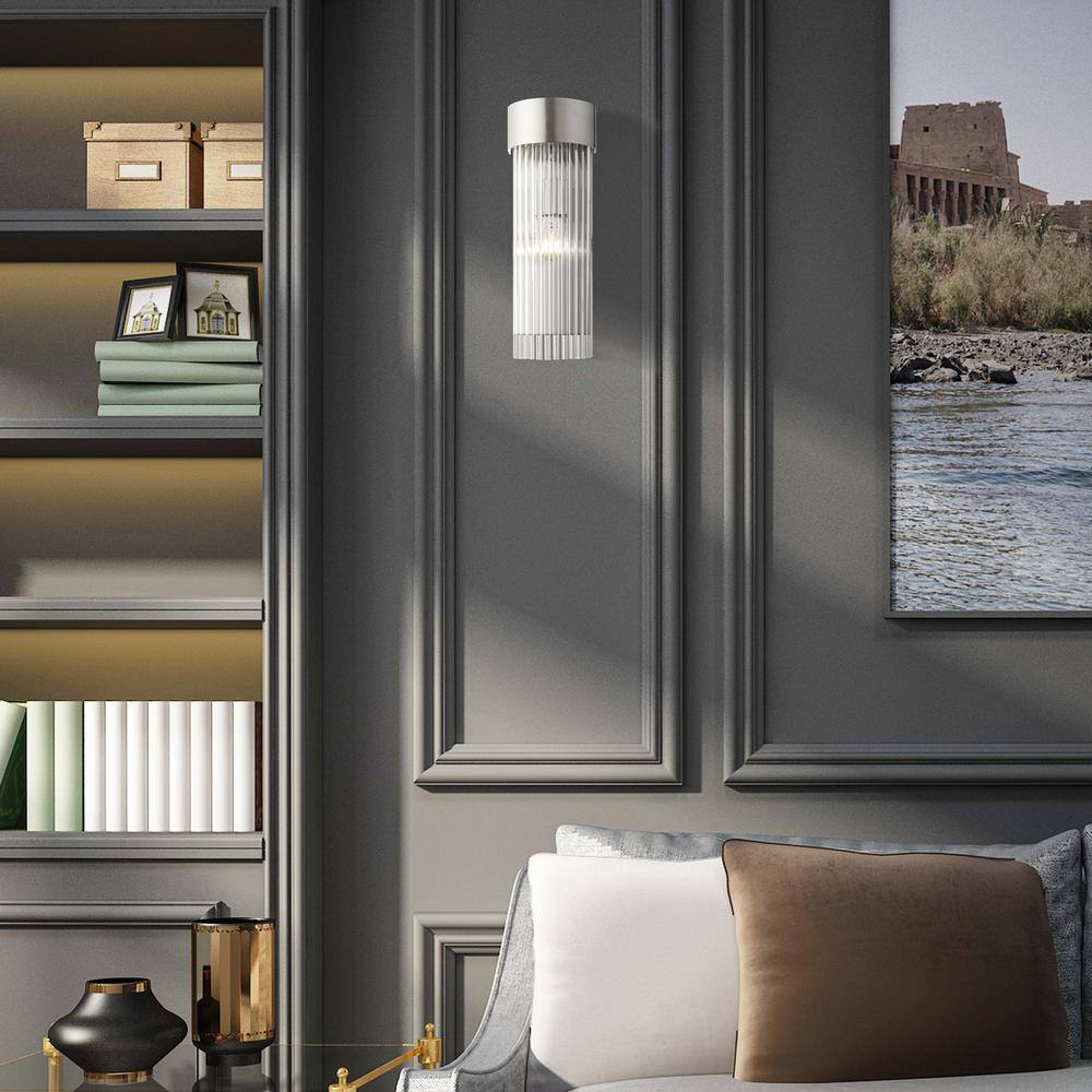 Livex Lighting Norwich 1 - Light Sconce in  Brushed Nickel