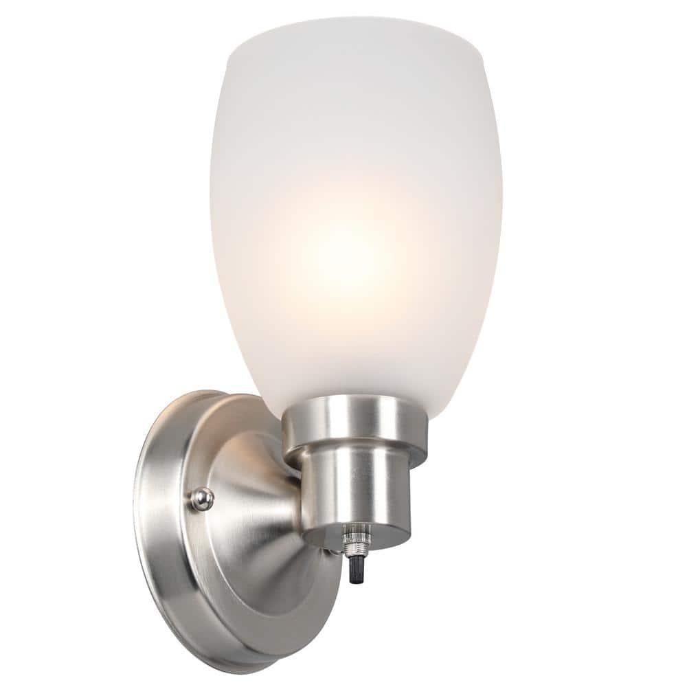 Design House  Lydia Wall Light in Satin Nickel