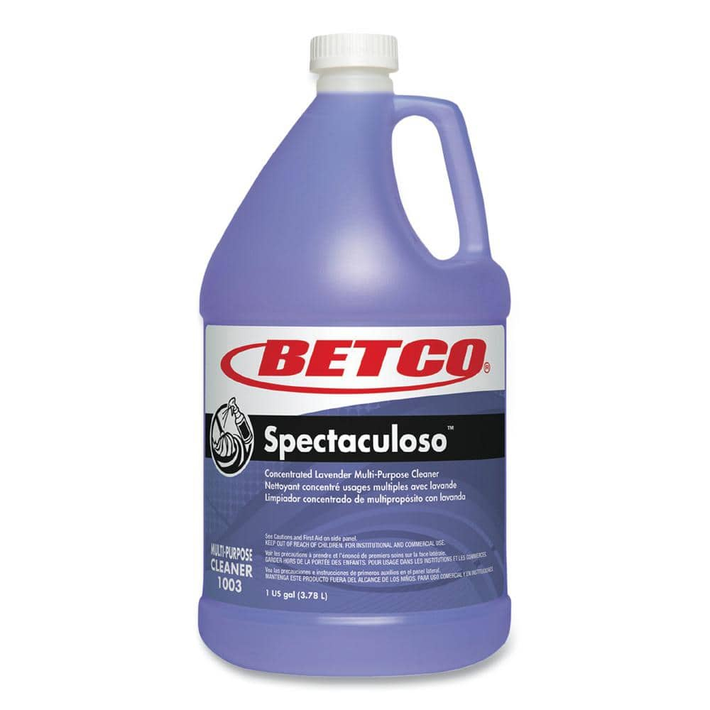Betco Spectaculoso Multipurpose Cleaner, Lavender Scent, 1 Gal Bottle, 4/Carton