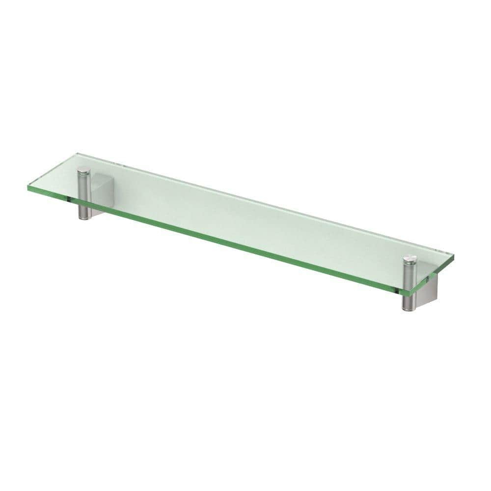 Bleu Wall Mount Rectangle Tempered Glass Shelf | Floating Shelf