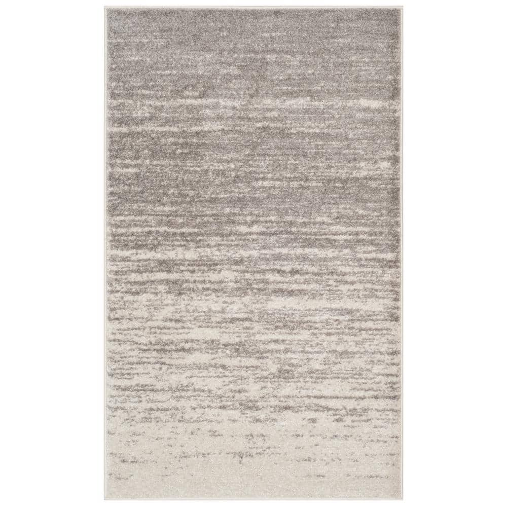 SAFAVIEH Adirondack Esmond Abstract Area Rug, Light Grey/Grey, 2'6" x 4'
