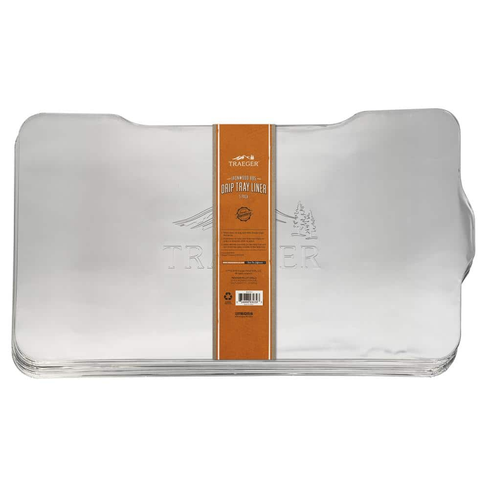 Traeger Aluminum Drip Tray Liner 28.75 in. L X 15.5 in. W For Ironwood 885