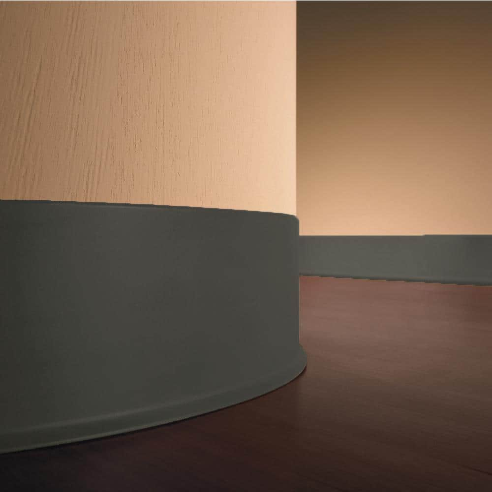 Black Brown 4" x 48" Vinyl Wall Cove Base
