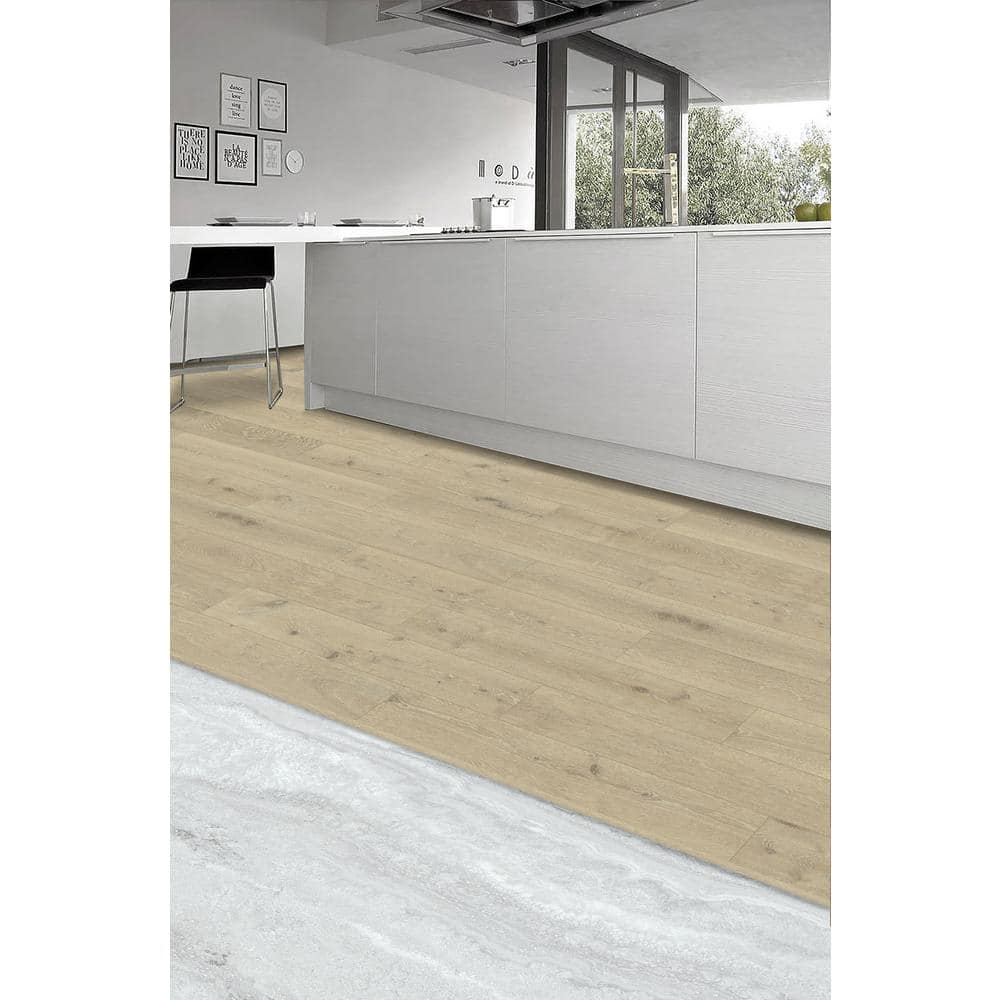 Waterproof Light Brown Vinyl Wood Look Flush Reducer