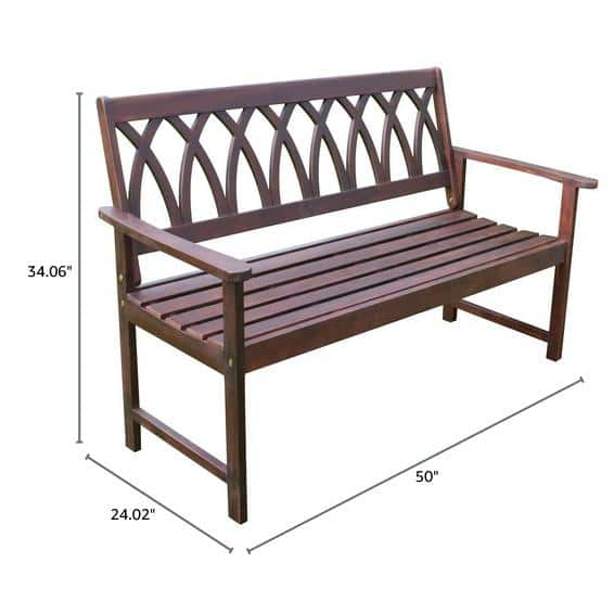 Northbeam BCH0330610810 Criss Cross Garden Bench