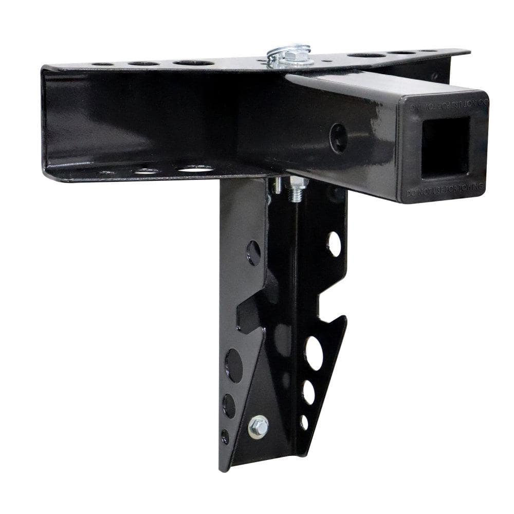 Quick Products QP-PWMRR Pivoting Wall-Mount Receiver Rack - Versatile Storage Device for Bike Racks, Cargo Carriers, and other Hitch-Mount Accessories