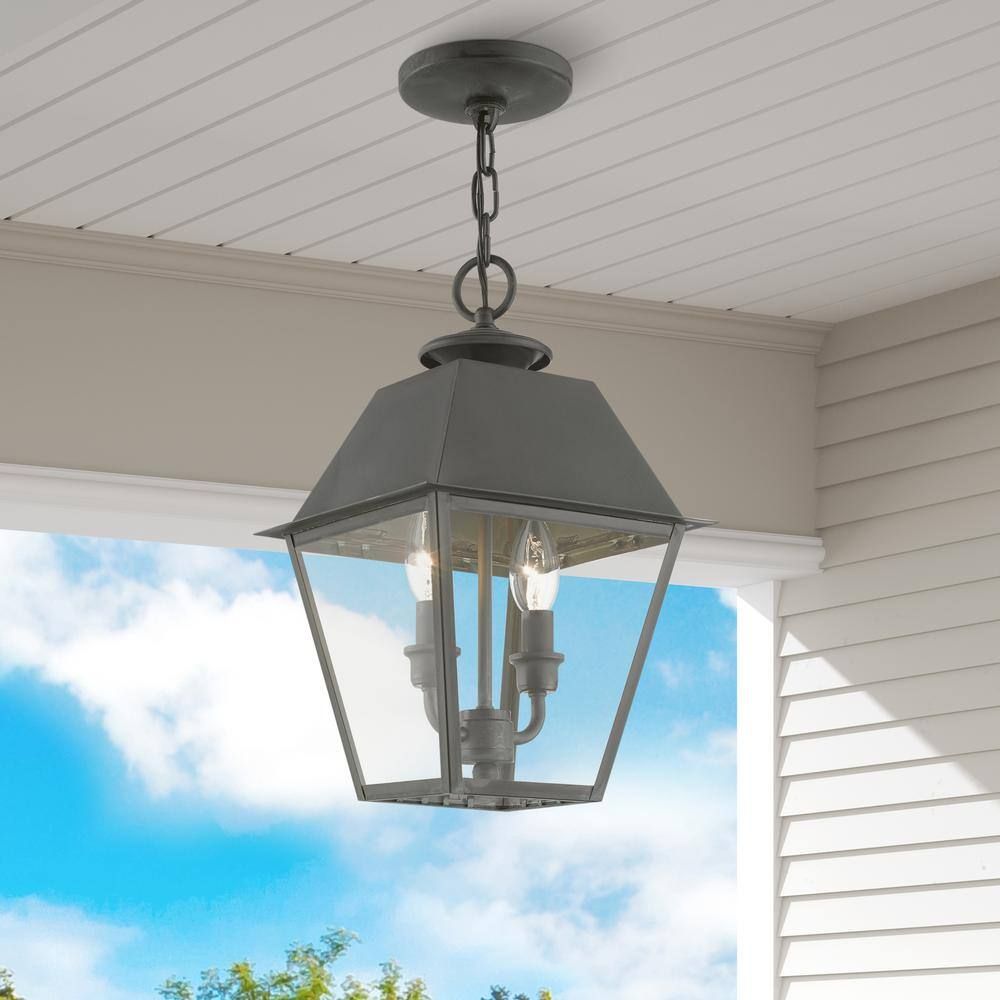 Livex Lighting Wentworth 2 - Light Pendant in  Charcoal