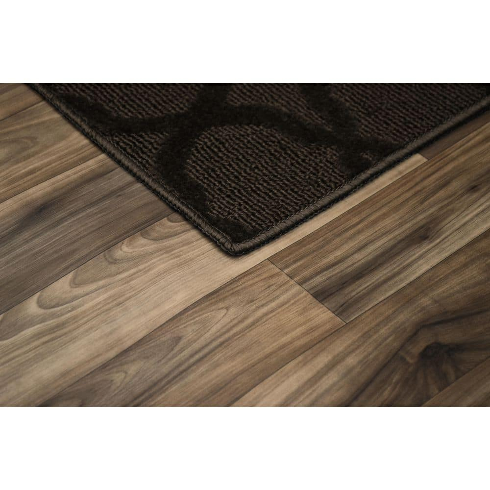 Garland Rug Sparta Indoor Rug Set, 3 Piece Set (2'x5',3'x4', 5'x7') Mocha