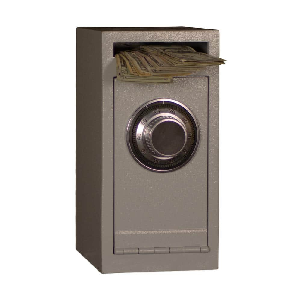 Tracker Safe DS120608-DLG Deposit Safe in Gray with Dial Lock