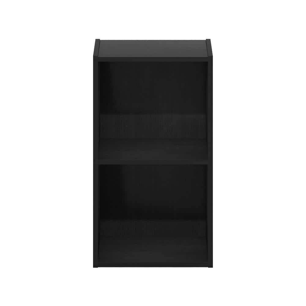 Furinno Pasir 2-Tier Open Shelf Bookcase Blackwood