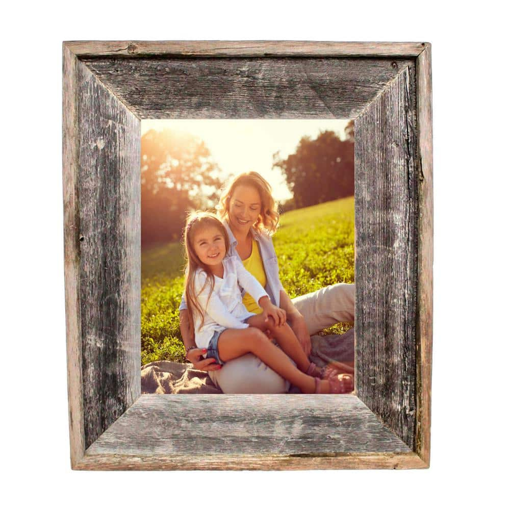 Rustic Farmhouse Artisan Series 16" x 20" Weathered Gray Wood Picture Frame