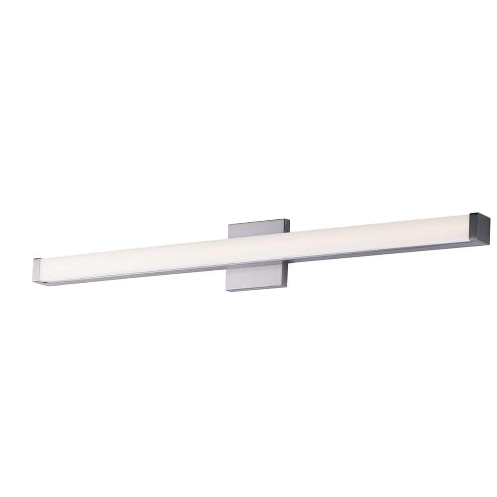 -Led Bath Vanity Light-Minimalistic Contemporary Style-Satin Nickel Finish-36 Inch Size Maxim Lighting 52006Sn