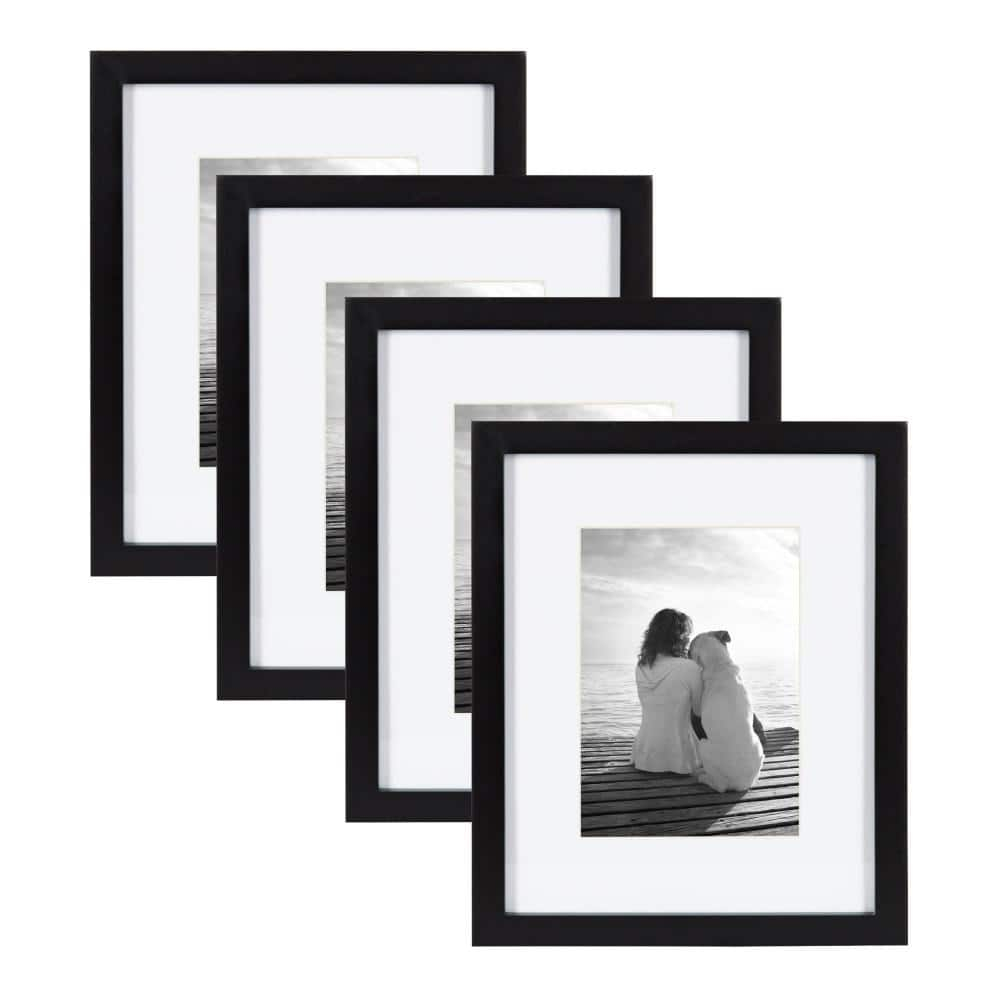 DesignOvation 8 x 10 Satin Picture Frame 4 Count