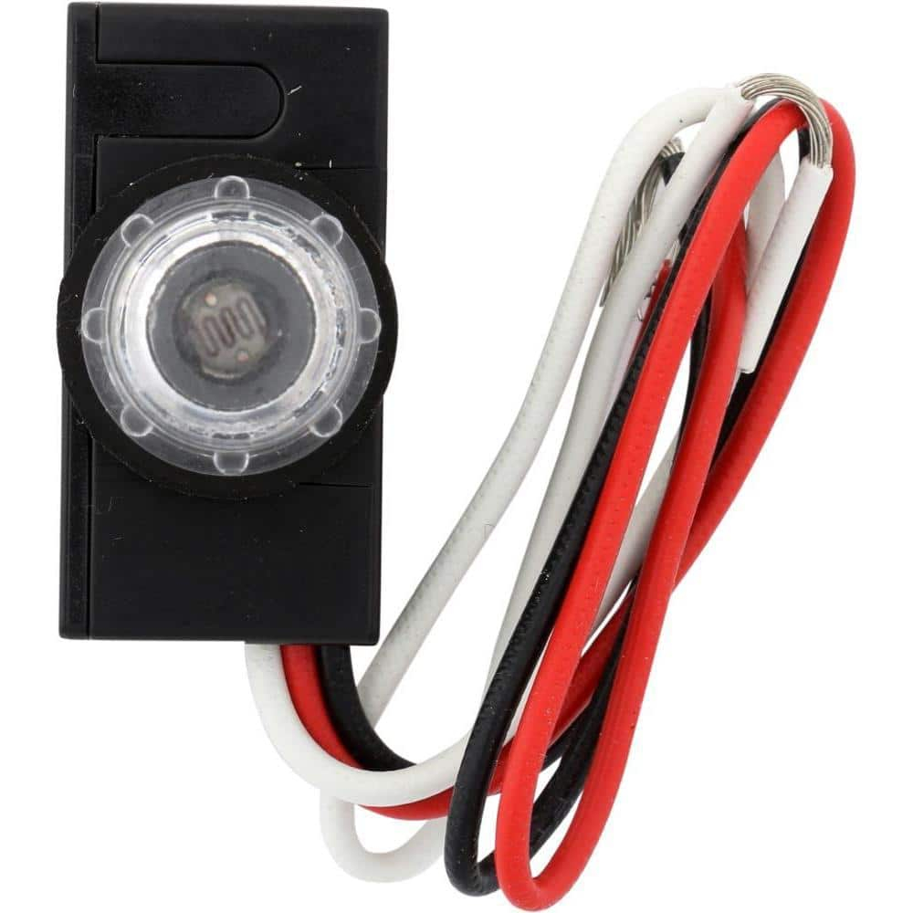 Westek 758M Outdoor Wire-In Mini Post Eye Light Control, Black, 1-Pack