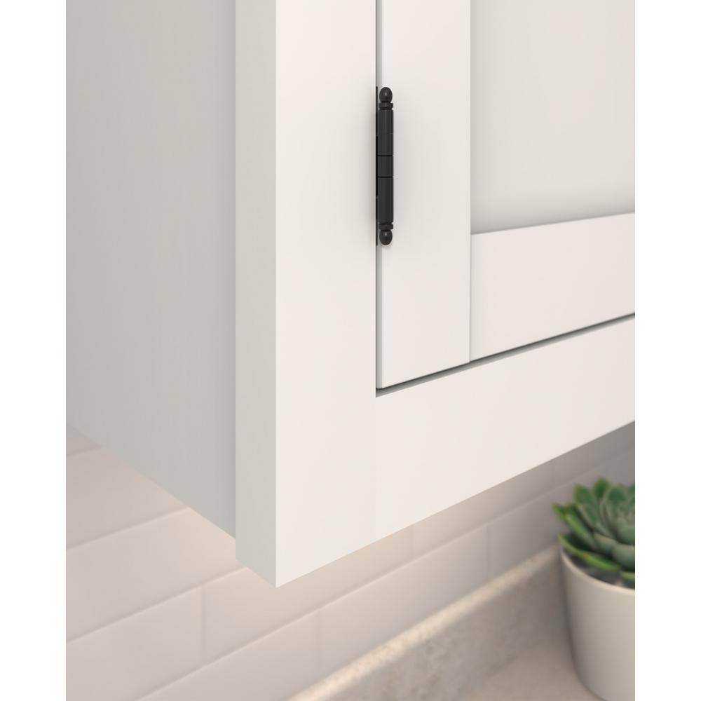 Matte Black Full Inset Ball Tip Cabinet Hinge