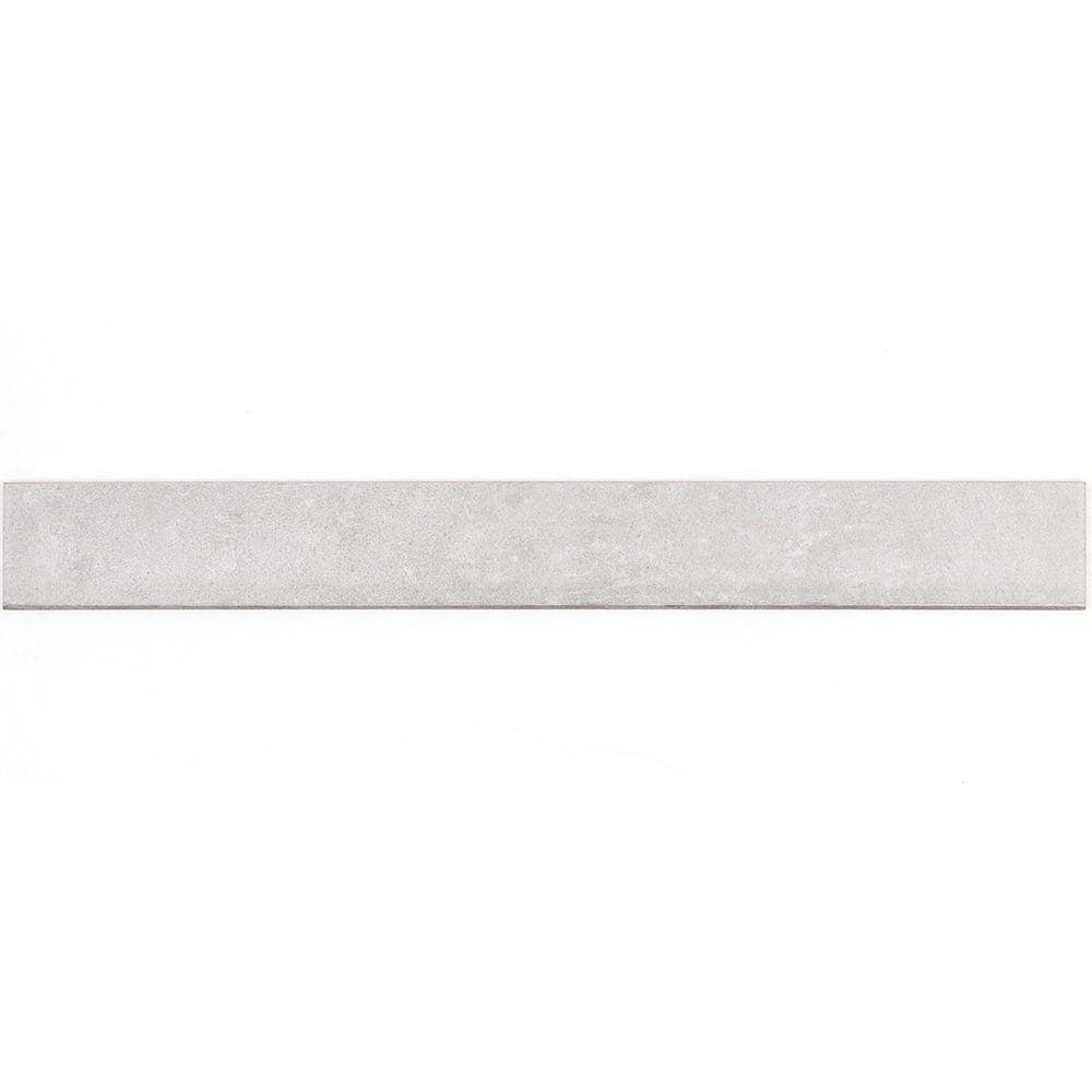 Bond Tile Large Format 24'' L x 3'' W Porcelain Bullnose Tile Trim