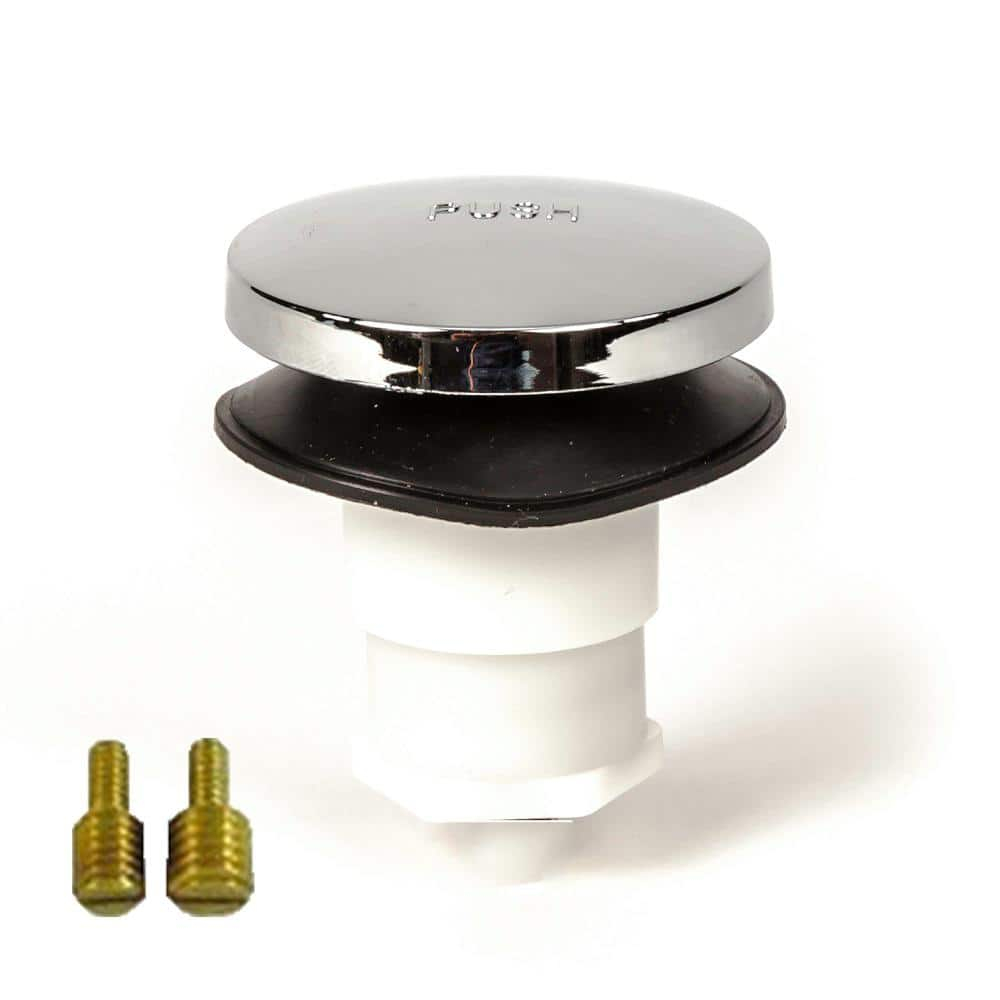 Chrome Foot Actuated Bathtub Drain Stopper with Fittings