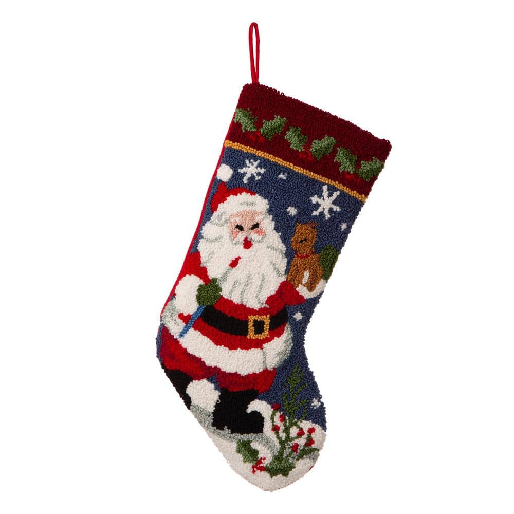Santa Hooked Stocking