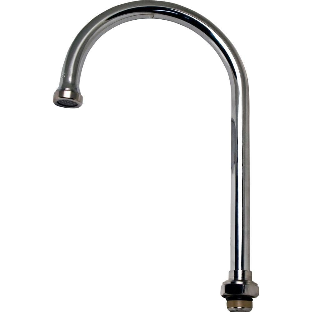 T&S Brass Swivel Gooseneck Spout Pot Filler Faucet