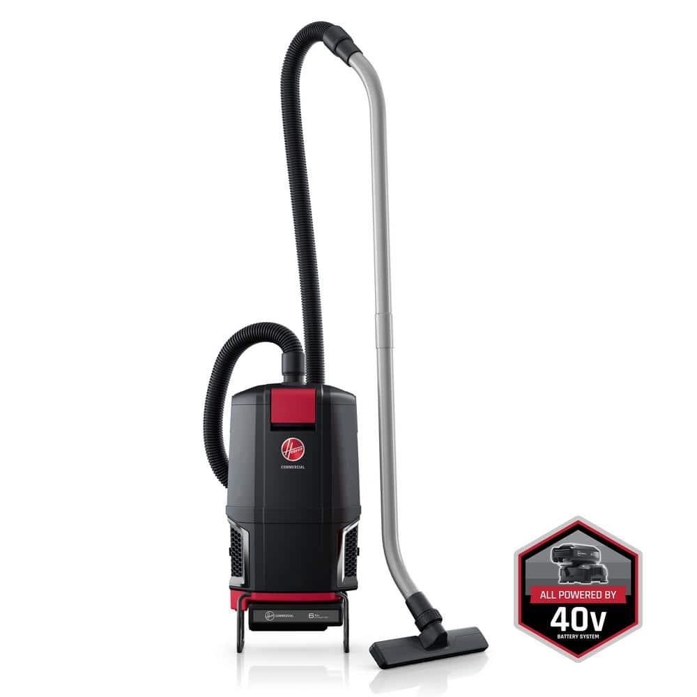 Hoover Commercial Cordless Backpack Vacuum Cleaner,40VDC CH93619