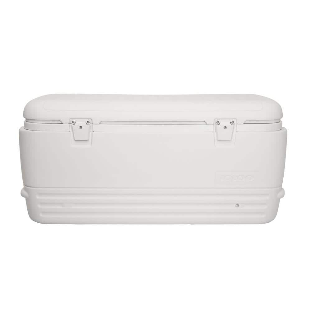 Igloo 120 qt. Quick & Cool Polar Ice Chest Cooler, White