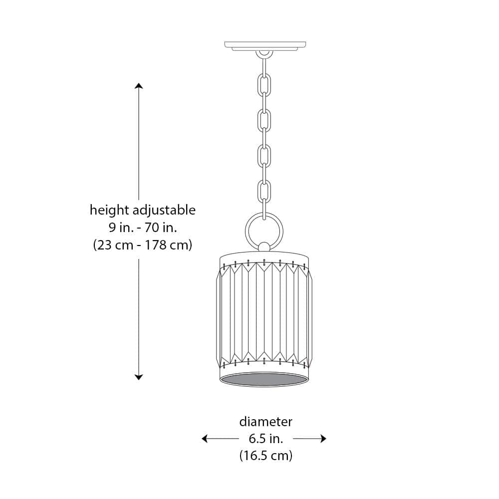 Home Decorators Collection 1-Light Oil-Rubbed Bronze Indoor Glass Mini Pendant