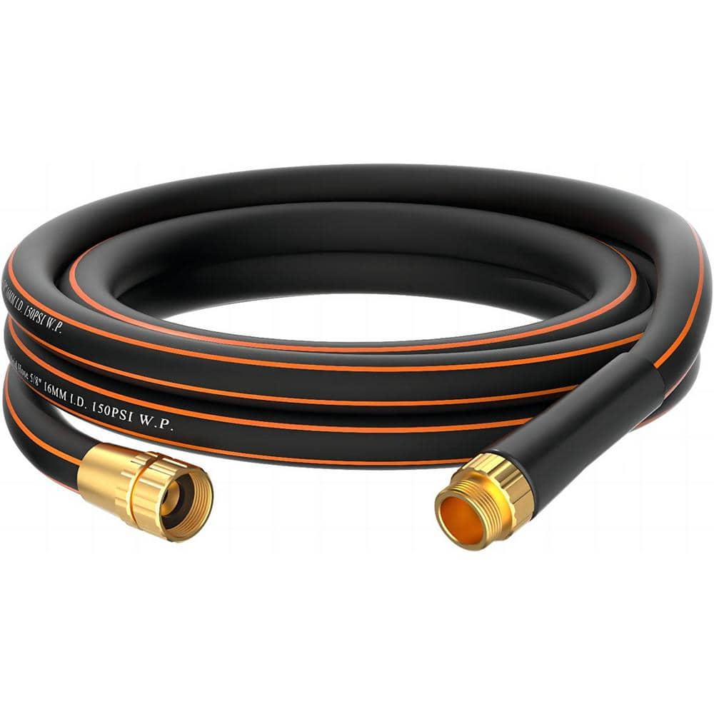 Giraffe Tools Leader Hose 10ft x 5/8'', Short Water Hose Heavy Duty, Lightweight, Flexible Hybrid Hose with Swivel Handle, Male to Female Fittings