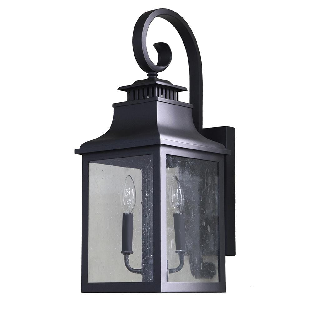 AA Warehousing ELW2283BL Exterior Wall Lighting, Black