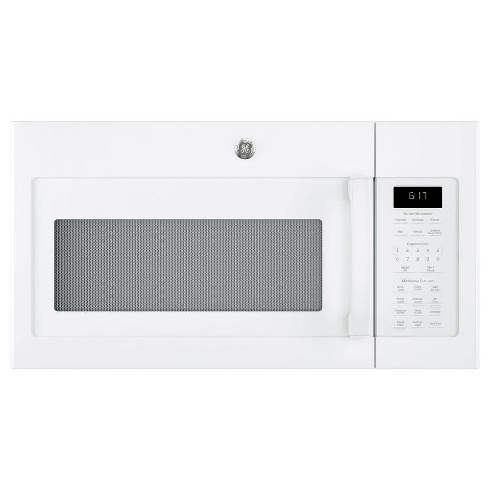 GE JVM6175DKWW 30 Over-the-Range Microwave Oven with 1.7 cu. ft. Capacity in White