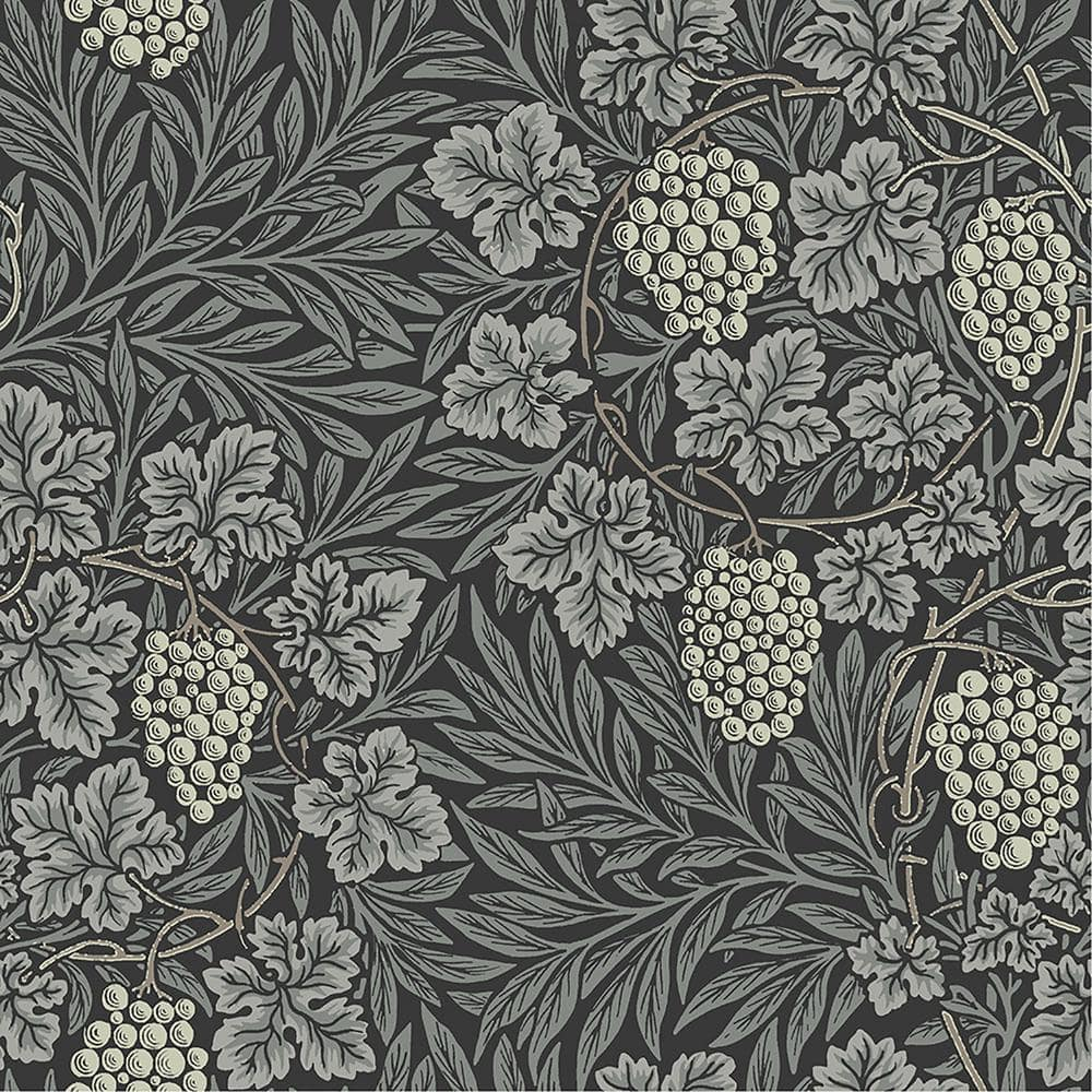 Vine Modern Floral Wallpaper