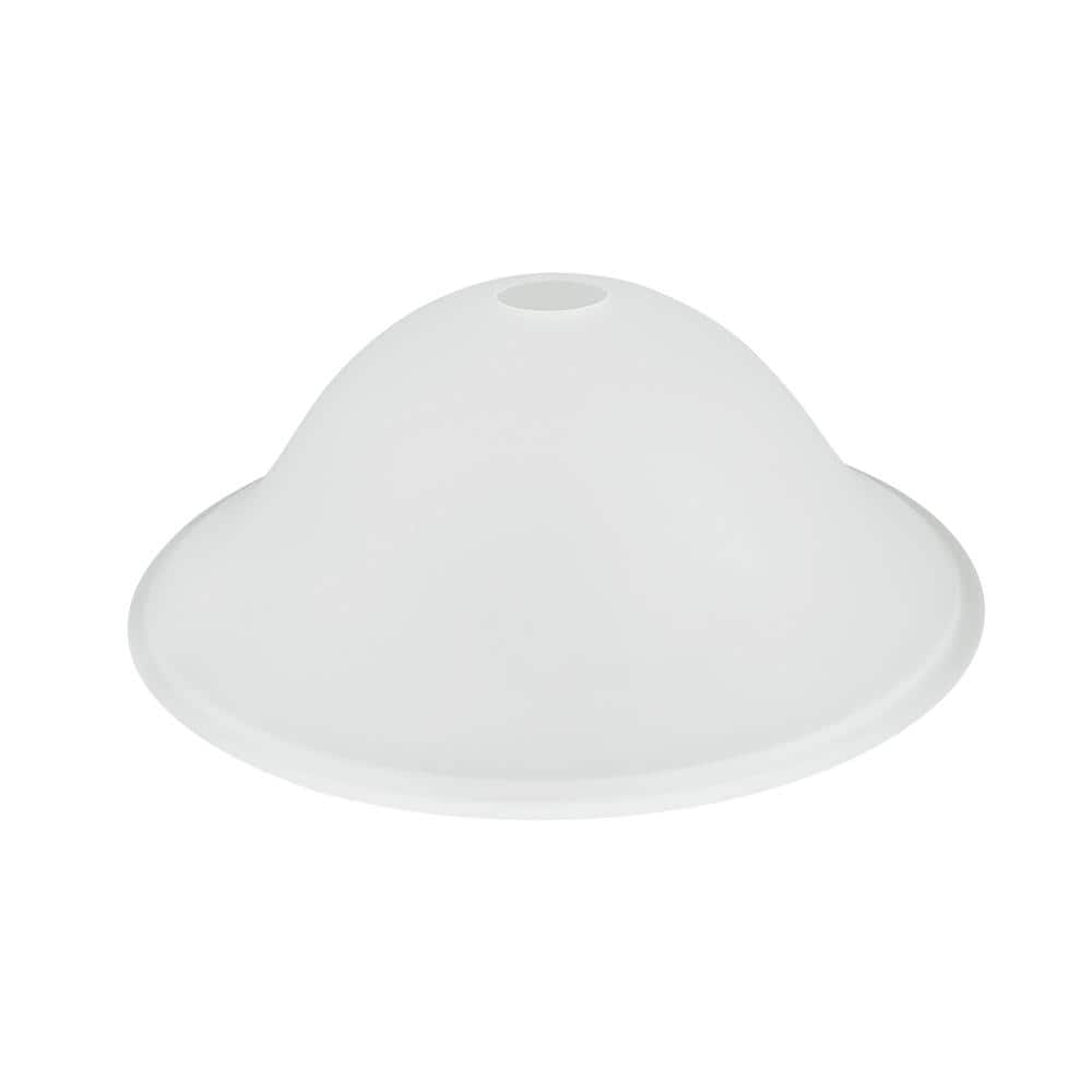 Aspen Creative 23101-21 Frosted Transitional Style Replacement Torchiere Glass Shade, 5-1/2" high x 15" diameter