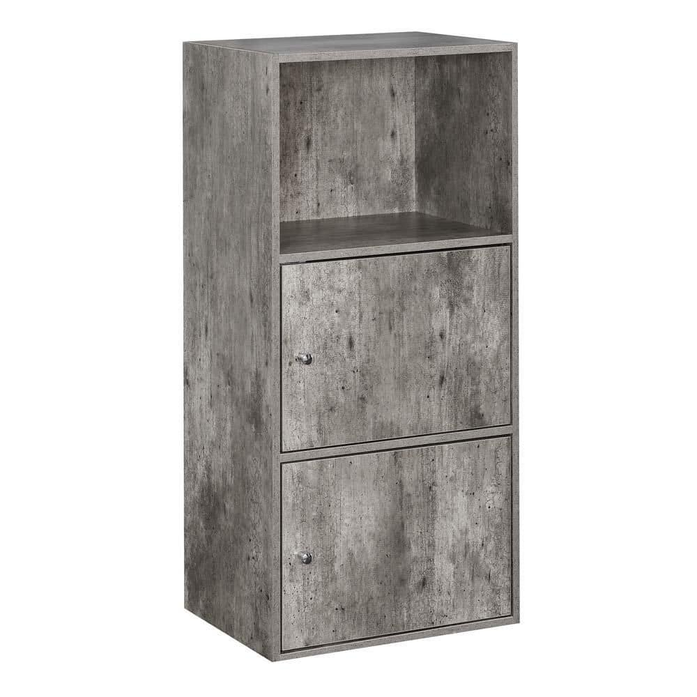 Convenience Concepts Xtra Storage 2 Door Cabinet with Shelf, Faux Birch